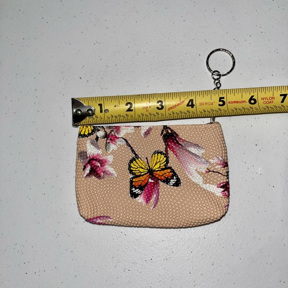 💙 NIBag Monarch Butterfly Textured Coin Purse ID Holder - Picture 4 of 5